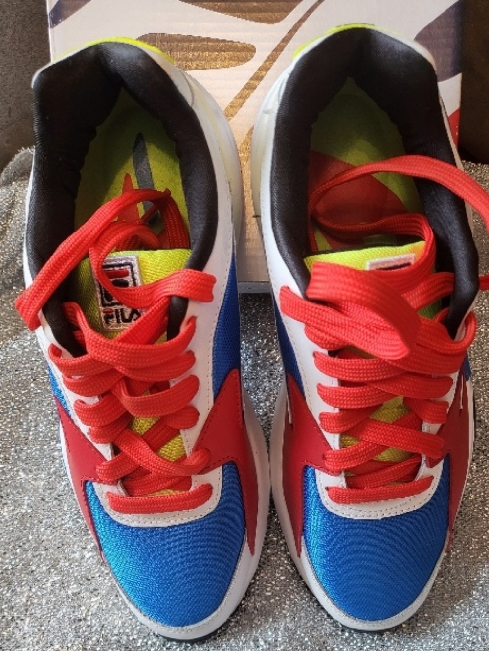 Mindblower Direct Blue/wht/fiery red Mens Size 8